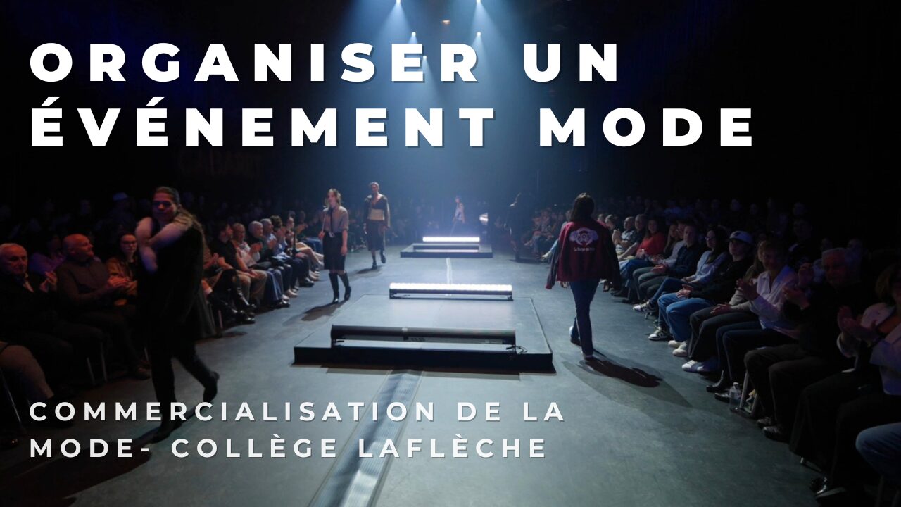 Étudiants en commercialisation de la mode qui organisent un événement mode d'envergure en Mauricie, de A à Z, comme de vraies professionnelles.